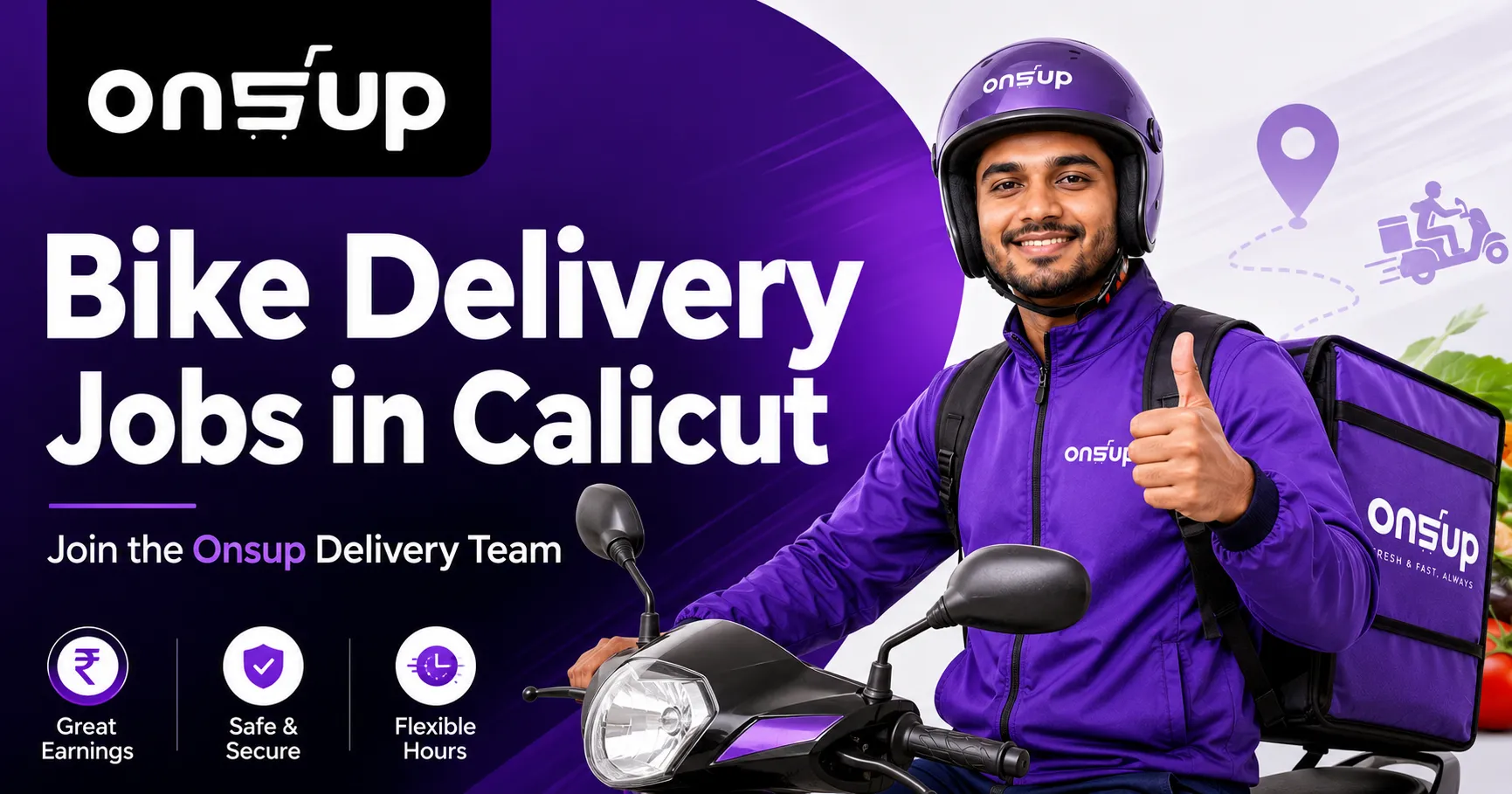 Bike Delivery Jobs in Calicut – Join the ONSUP Delivery Team